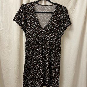 Aeropostale Black Flower Dress
